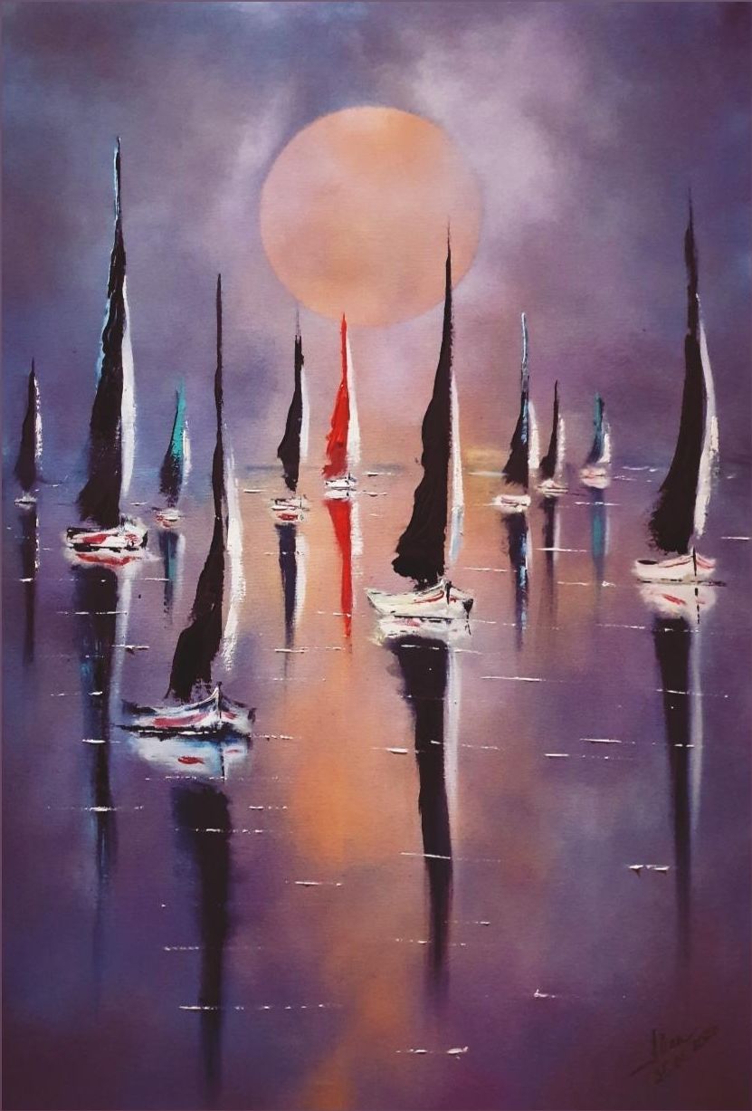 ArteDiAlina.com painting: The symphony begins